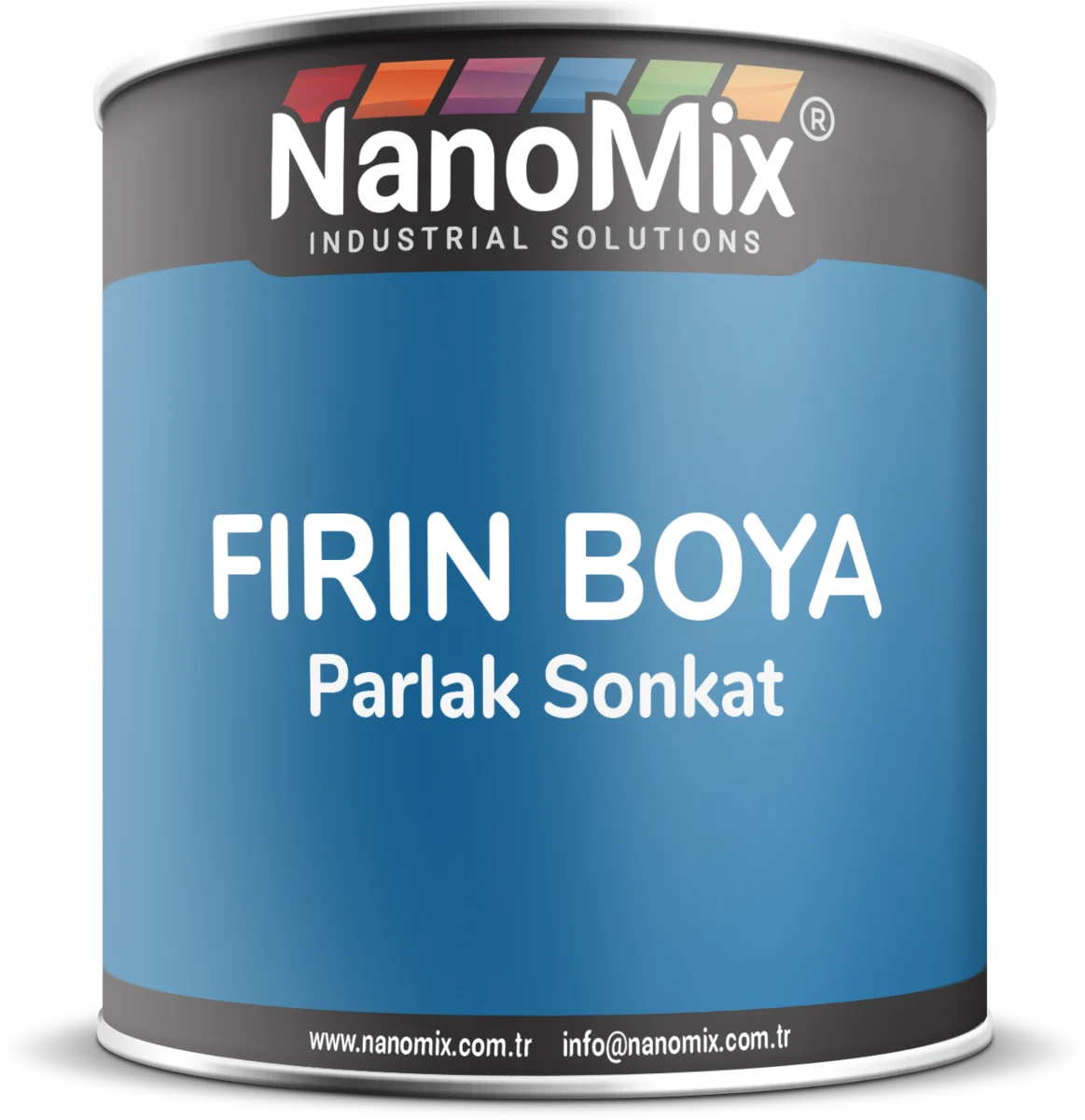 Nanomix Fırın Parlak Boya ürün ambalajı