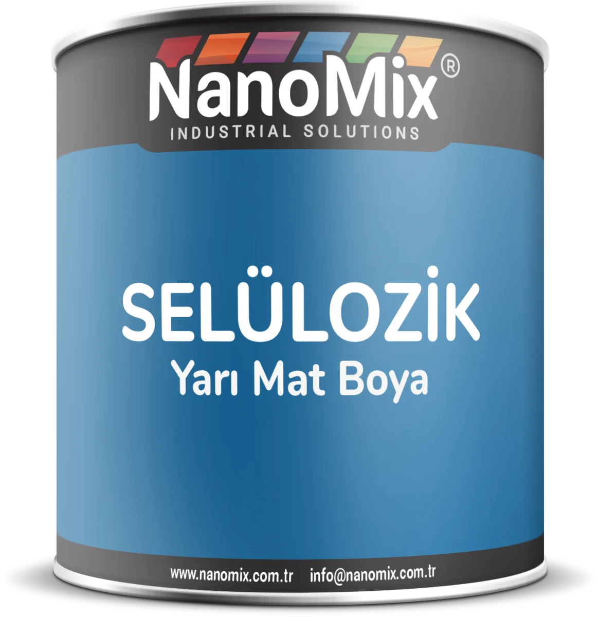 Nanomix Selülozik Yarı Mat Boya ürün ambalajı